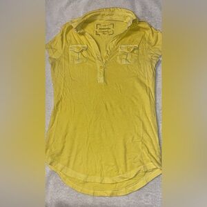 Yellow T-Shirt with Pockets